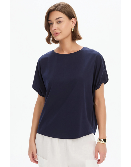Ruffle Sleeve Detail Top