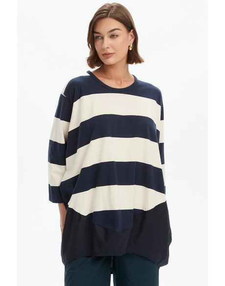 Stripe Billow Combi Top