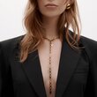 Luxe Necklace Gold - Fob Chain Link in Gold 14k Plated Stainless Steel
