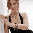 Luxe Necklace Gold - Fob Chain Link in Gold 14k Plated Stainless Steel