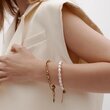 Luxe Bracelet Gold - Fob Chain Link in 14k Gold Plated Stainless Steel