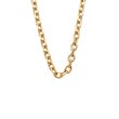 Forged Necklace - Gold Chunky Curb Chain