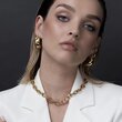 Forged Necklace - Gold Chunky Curb Chain