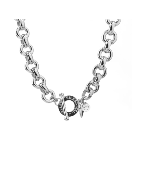 Heirloom Necklace - Silver Chunky Chain Necklace