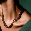 Nova Necklace - Gold Chunky Curb Chain