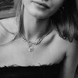 Nova Necklace - Silver Chunky Curb Chain