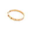 Rock Glam Bangle - Gold 5 x Dome Spike