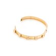 Rock Glam Bangle - Gold 5 x Dome Spike