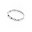 Rock Glam Bangle - Silver 5 x Dome Spike