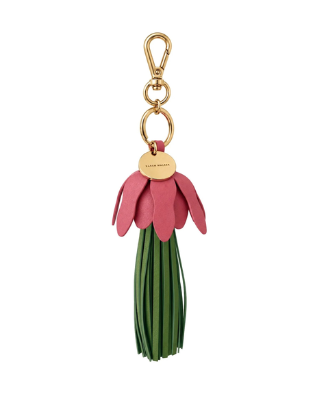 Tulip Tassel Charm Pink