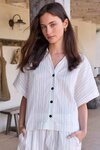 Textured Pinstripe Shirt
