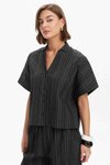 Textured Pinstripe Shirt