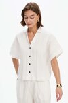 Textured Pinstripe Shirt