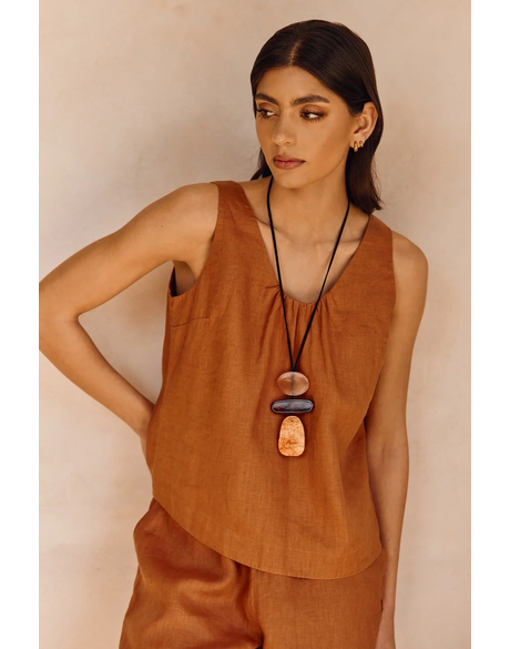 Riptide Linen Tank