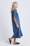 Ayla Denim Midi Dress