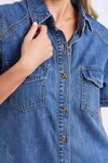 Ayla Denim Midi Dress