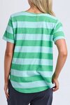 Spritz Stripe Short Sleeve Tee (Green + Blue)
