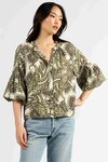 Gigi Top (Olive Paisley)