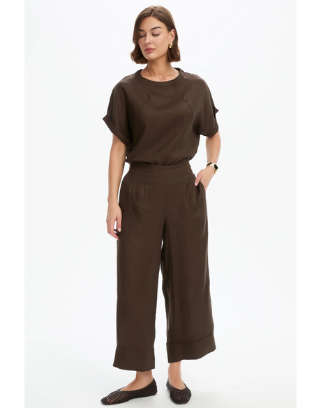 Wide Leg Linen Pant