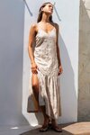 Dallas Maxi (Camel with white embrodier)