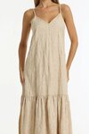 Dallas Maxi (Camel with white embrodier)