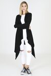 Alexandria Long Cardigan (Black)