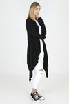 Alexandria Long Cardigan (Black)