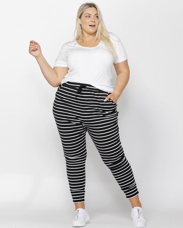 Jade Pant (Black/White) - Labels-Betty 