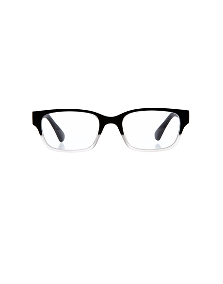 8am Reading Glasses (Black/Clear)