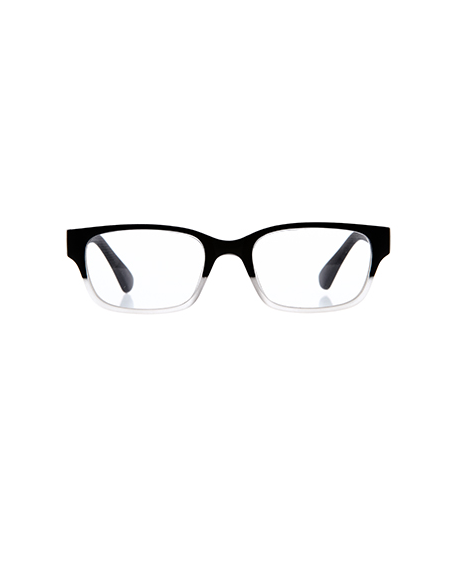 8am Reading Glasses (Black/Clear)