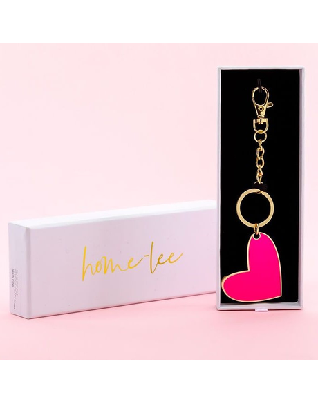 Heart Keyring (Pink)