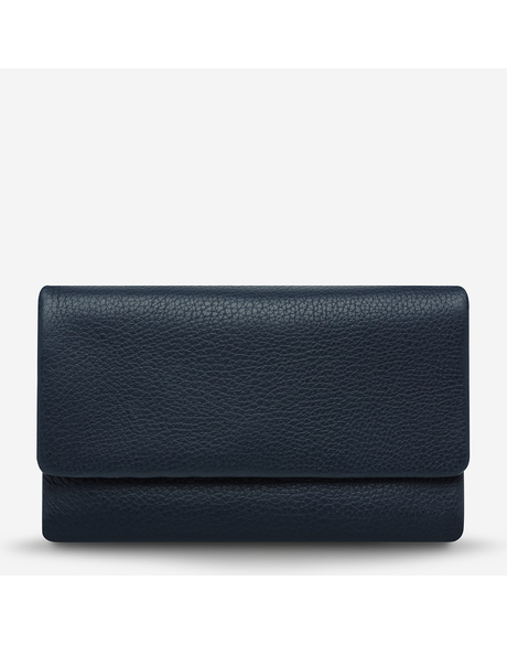 Audrey Wallet (Pebble Navy)