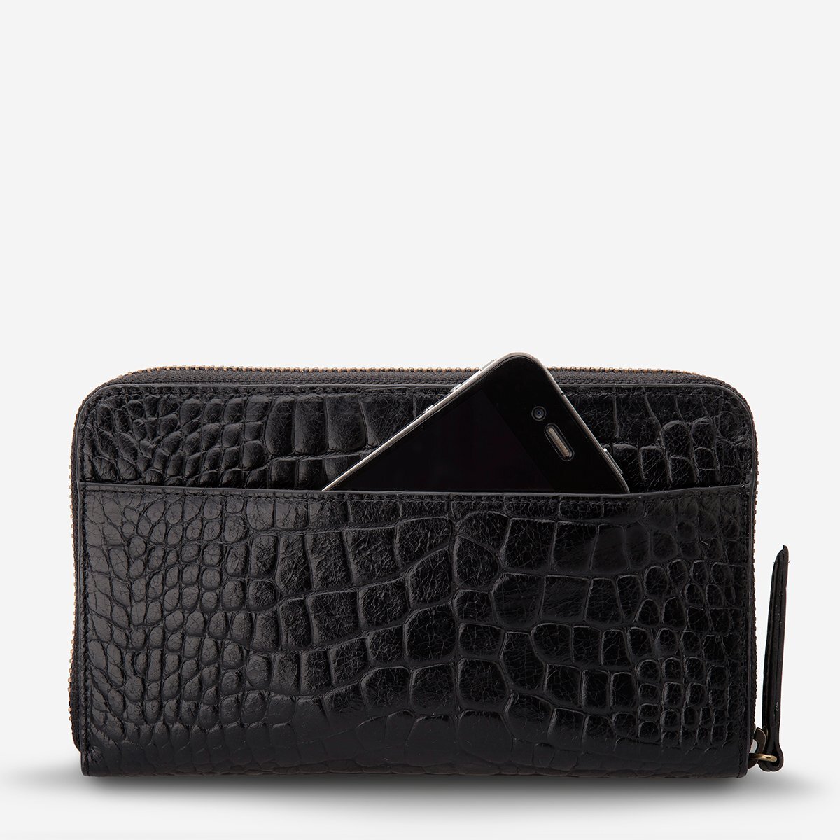 Delilah Wallet (Black Croc Emboss) AccessoriesBags / Wallets Just