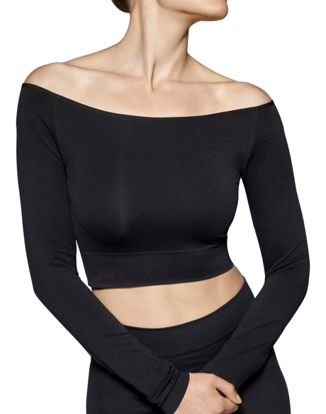 Crop LS Off Shoulder