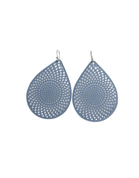 Iris Earrings (Blue)