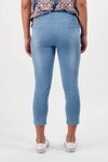 Skinny Leg 7/8 Lightweight Denim Pull On (Ice)