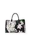 Tuberose The Pearl Tote (Black Floral)