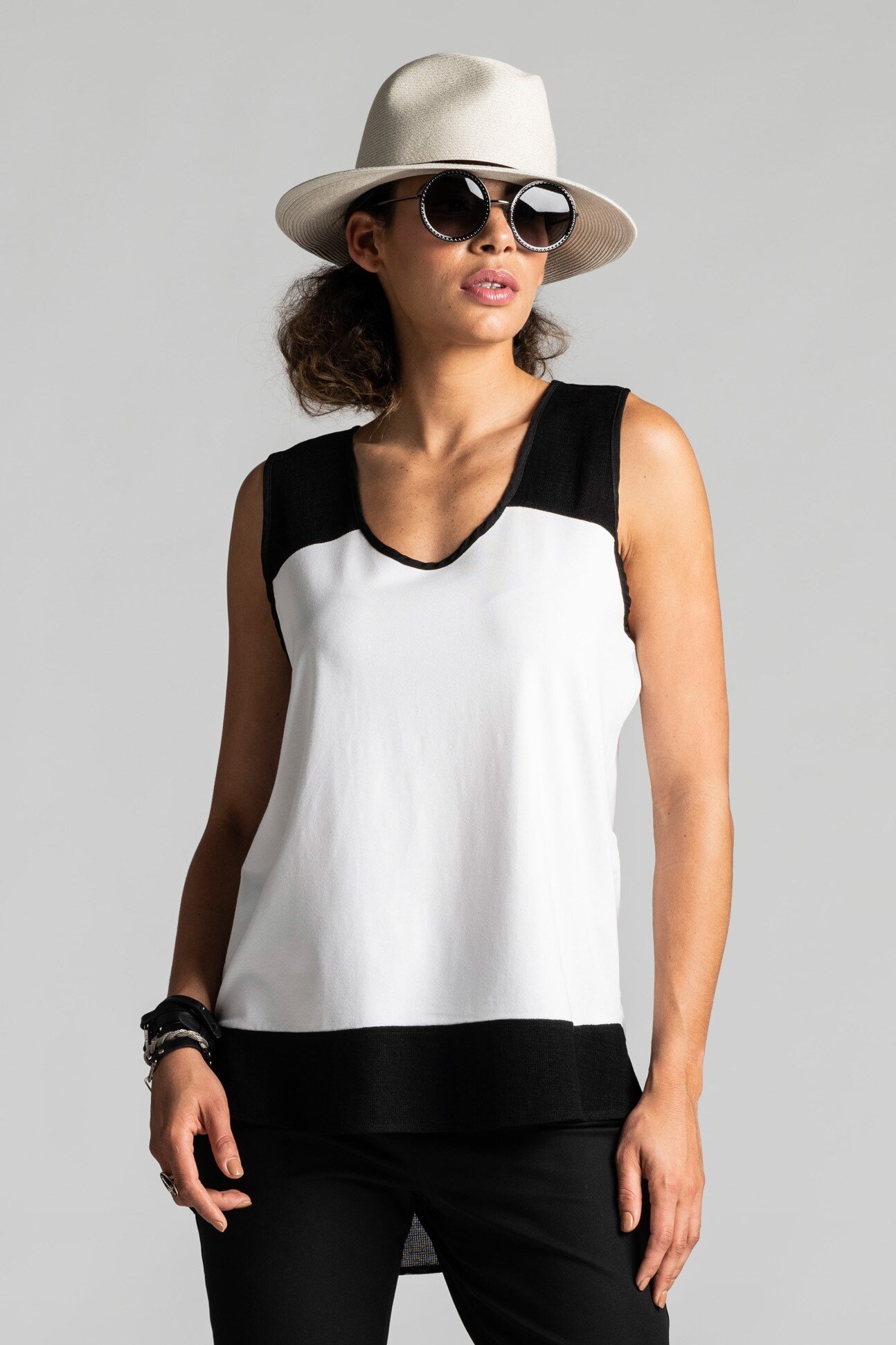 mesh yoke top