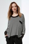 Miya Striped Jersey (Black/White)