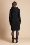 Dress, Relaxed Hooded (Black)