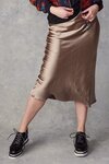 Cleo Bias Cut Skirt (Mink)