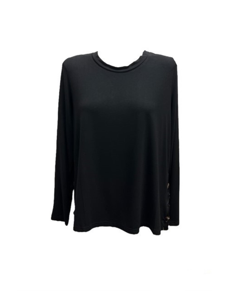 Top, Contrast Woven Back (Animal)