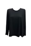Top, Contrast Woven Back (Animal)
