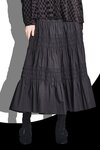 Scrunchie Bar Skirt (Black)