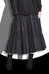 Scrunchie Bar Skirt (Black)