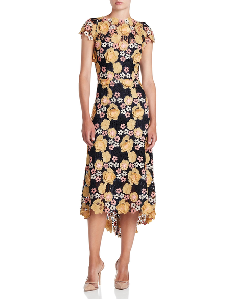 Petal A-Line Dress (Floral)