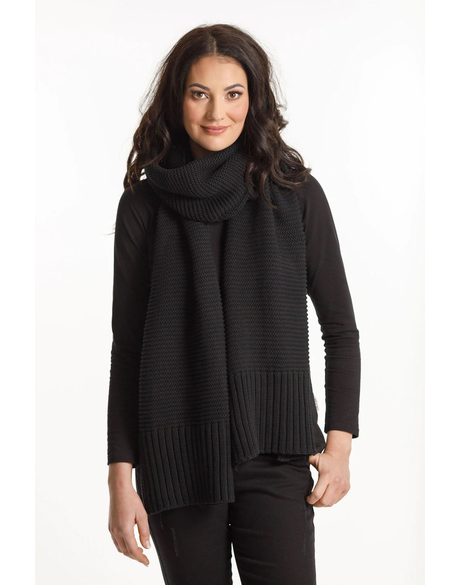 Knitted Scarf (Black)