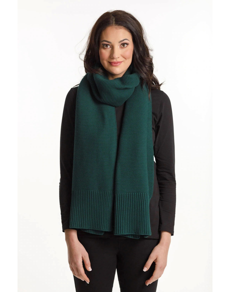 Knitted Scarf (Emerald Green)