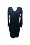 Dress, Relaxed V Neck (Midnight Marle)