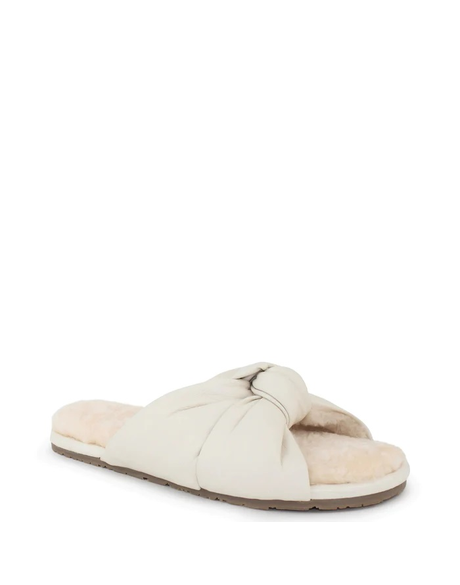 Joanna Slide (Cream Lambskin)